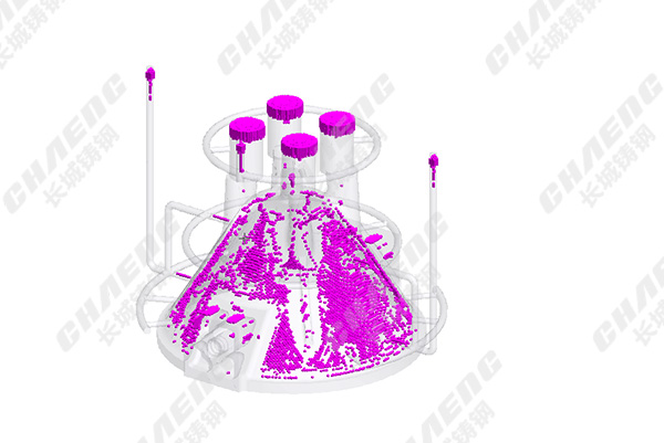 鑄造廠大型鑄鋼件澆筑前是如何模擬澆筑的？